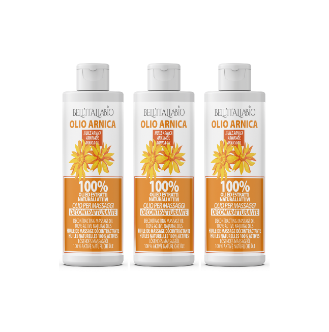 Olio Arnica Massaggi Sport e Relax 3x250ml