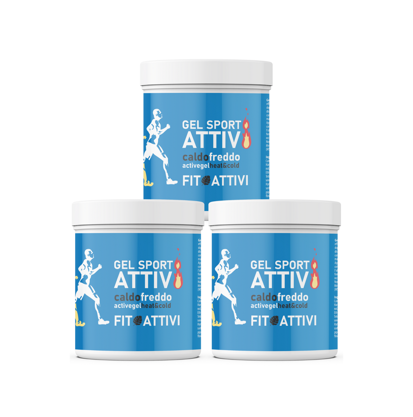 Gel Sport Effetto Caldo e Freddo 3x550ml