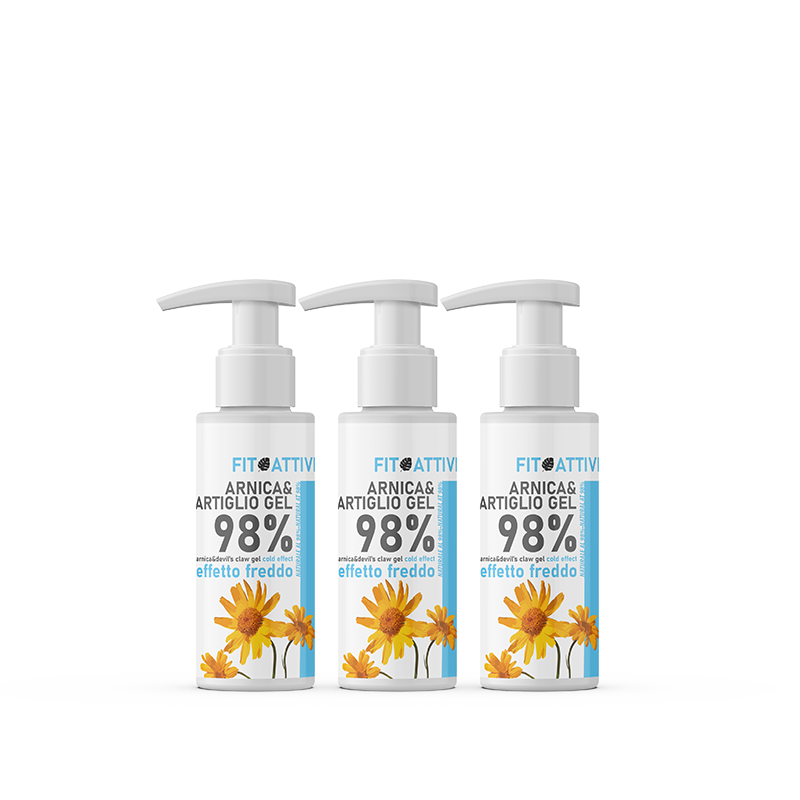 Arnica&Artiglio Effetto Freddo 98% Gel 3x100ml