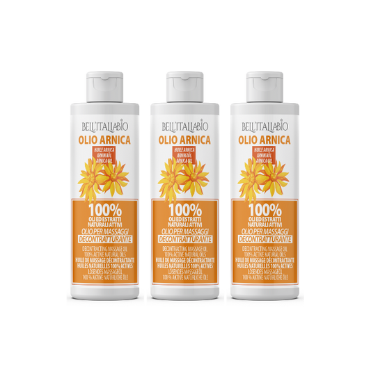 Olio Arnica Massaggi Sport e Relax 3x250ml