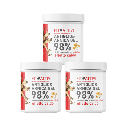 Artiglio&Arnica Effetto Caldo 98% Gel 3x550ml