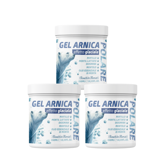 Gel Arnica Polare Gel con Effetto Glaciale 3x550ml