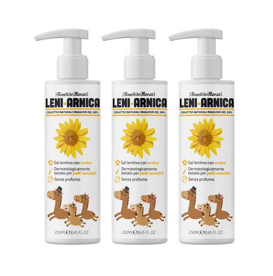 Leniarnica Gel Arnica per Pelli Sensibili 3x250ml