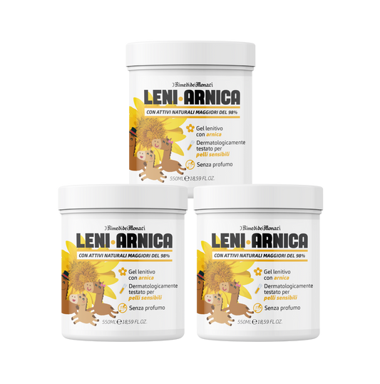 Leniarnica Gel Arnica per Pelli Sensibili 3x550ml