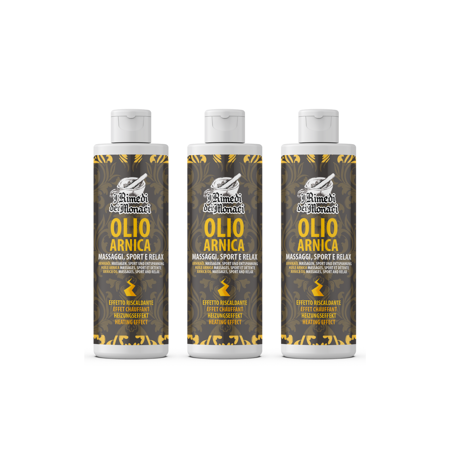 Olio Arnica Massaggi Sport e Relax 3x250ml